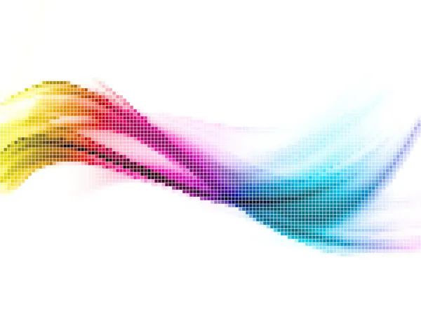 虹のモザイク — ストックベクタ