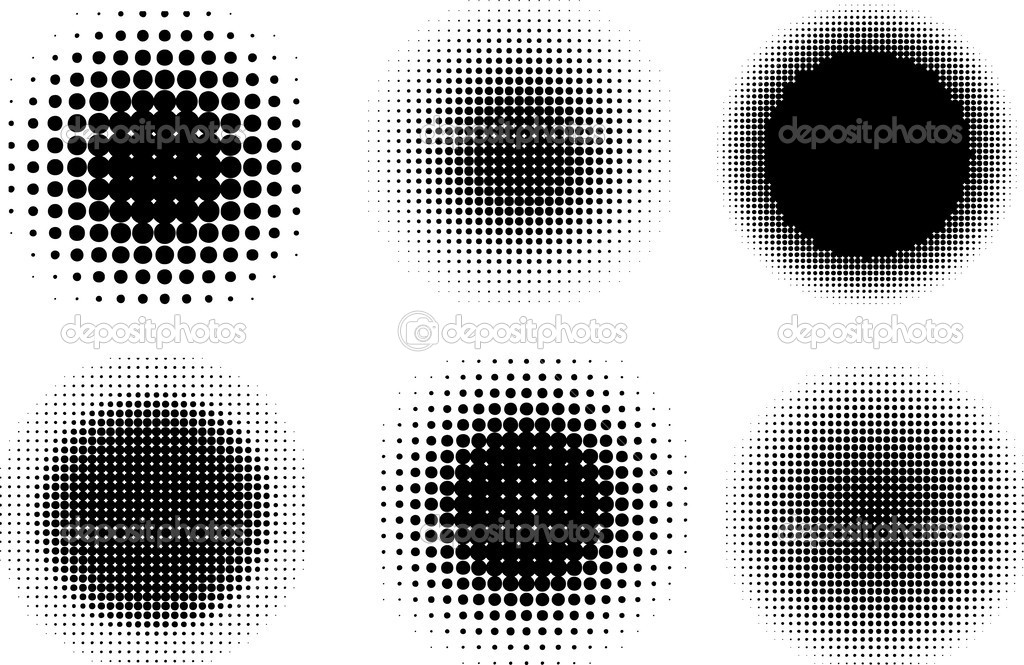 Halftone dots