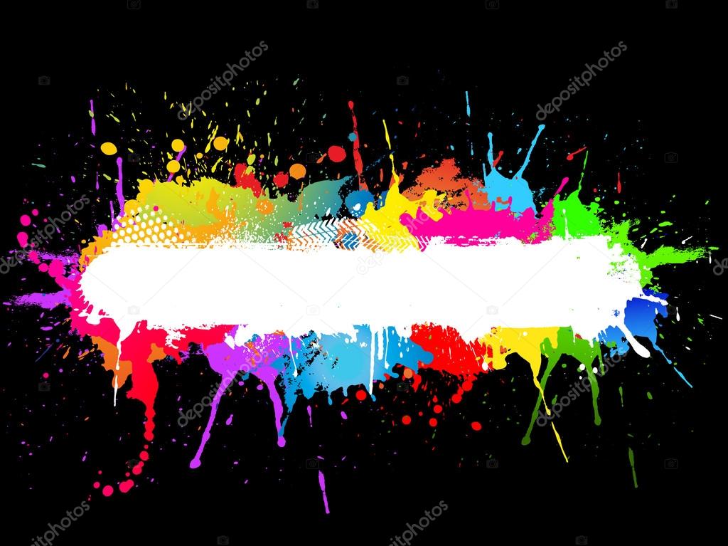 Paint splat background