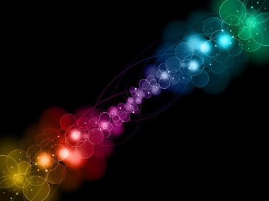 soyut bokeh ışıkları arkaplanı