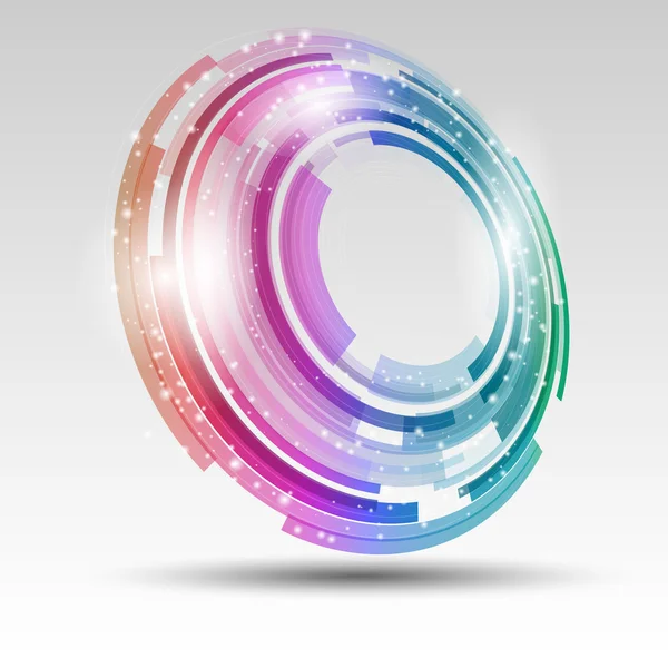 Diseño circular abstracto — Vector de stock