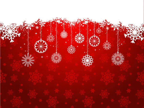 Christmas snowflake background — Stock Vector