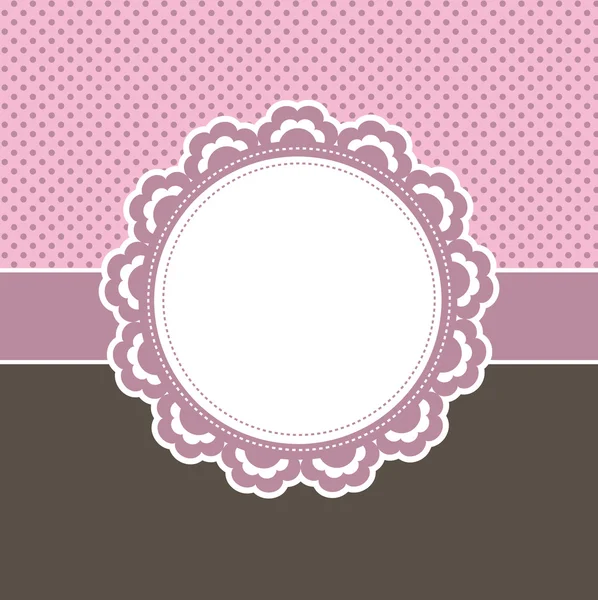 Decorative pink background — Stock Vector