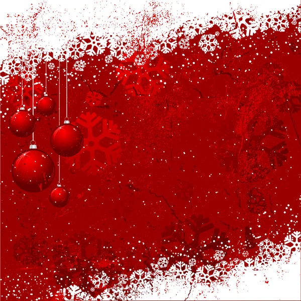 Grunge Christmas background — Stock Vector