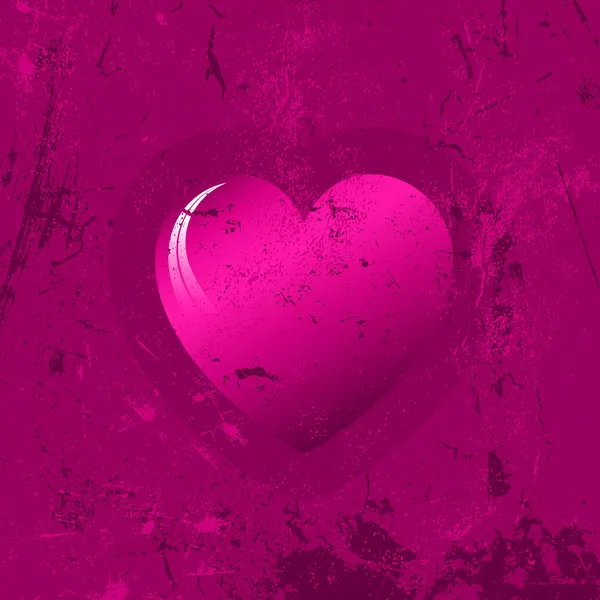 Grunge καρδιά φόντο — Διανυσματικό Αρχείο