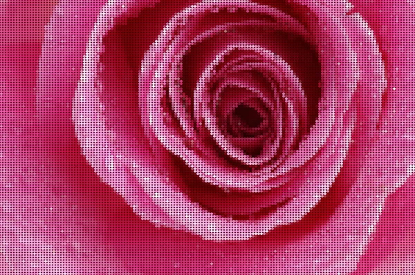 Rosa mosaik — Stock vektor
