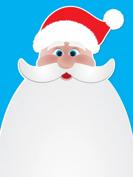 Vánoční pozadí santa Claus — Stockový vektor