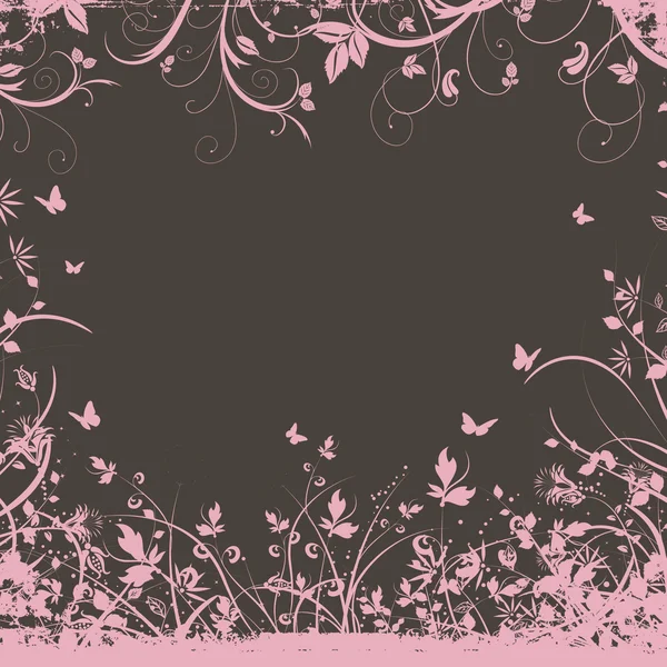 Decorative floral background — Stock Vector