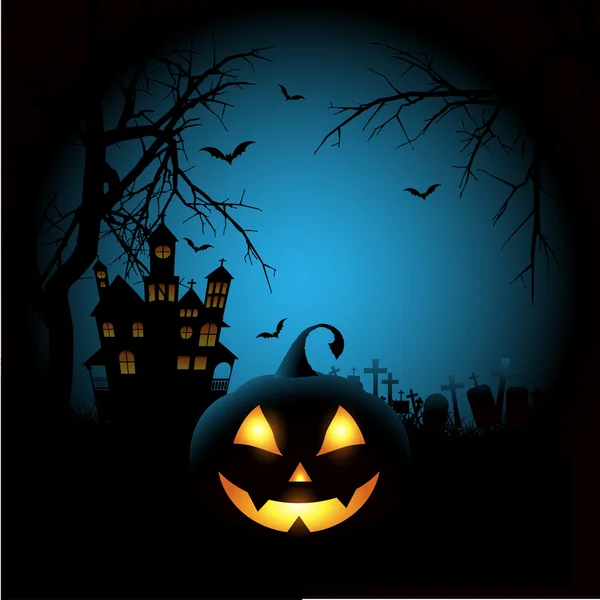 Fundo de Halloween — Vetor de Stock