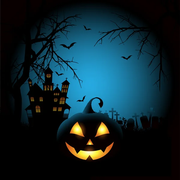 Fond halloween effrayant — Image vectorielle