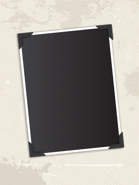 Vintage photo frame background — Stock Vector