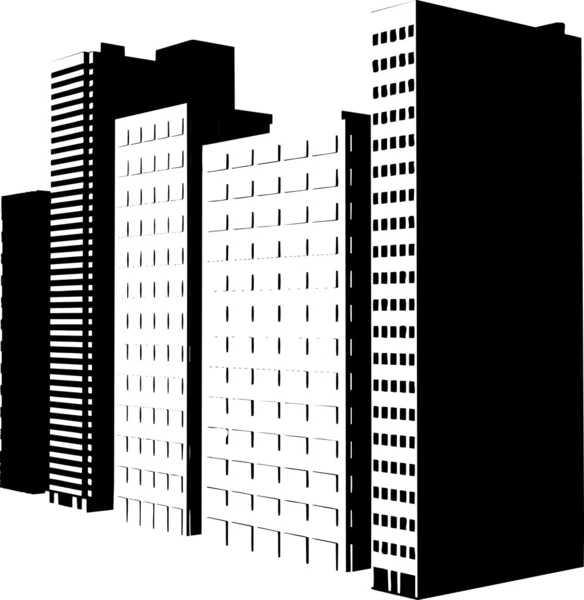 Fondo de la ciudad — Archivo Imágenes Vectoriales