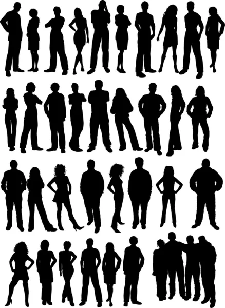 People collection — Stock Vector