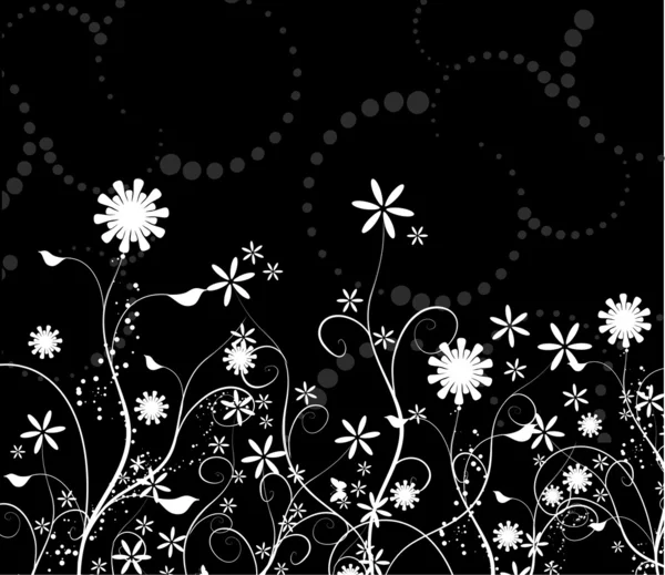 Chaos floral — Image vectorielle