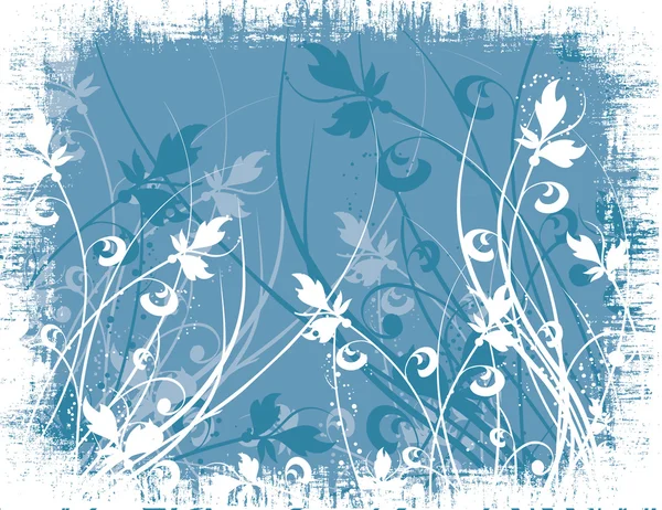 Diseño floral — Vector de stock