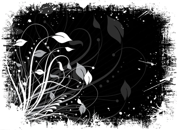 Floral Grunge — Stockvector