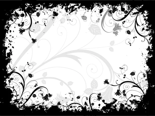 Floral Grunge — Stockvector