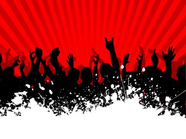 Grunge crowd