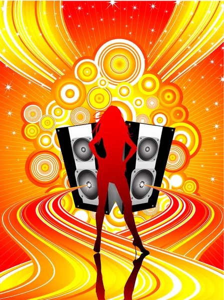 Funky party — Stock Vector