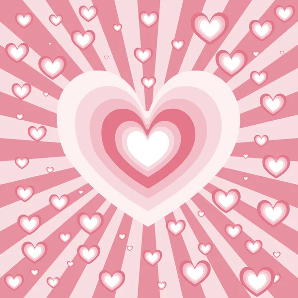 Heartburst — Stock Vector