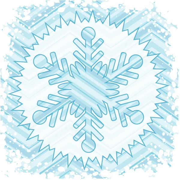 Copos de nieve — Vector de stock