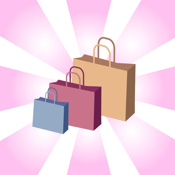 Shopping bags — Stock Vector