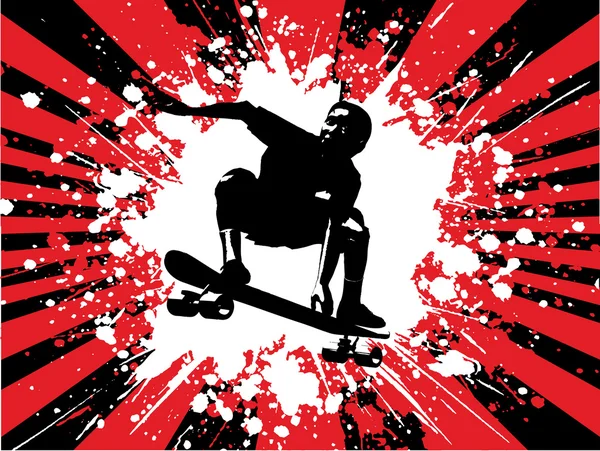 Skateur — Image vectorielle