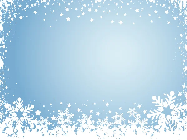 Fond avec flocon de neige — Image vectorielle
