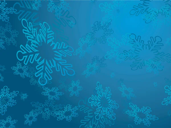 Background with snowflake — Stock Vector