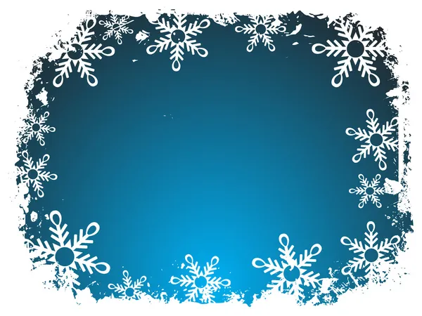 Snowflake border — Stock Vector