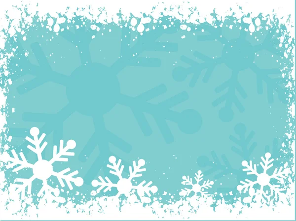 Background with snowflake — Stock Vector