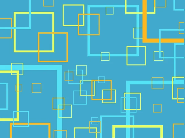 Fond carré bleu — Image vectorielle