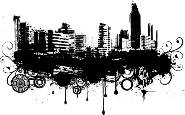 Grunge urbain — Image vectorielle