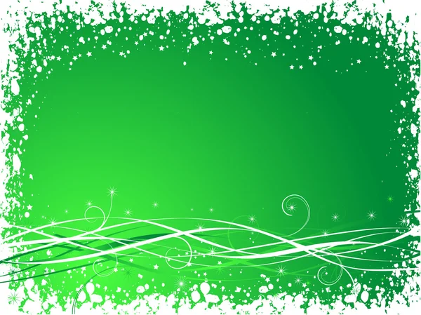 Green background — Stock Vector