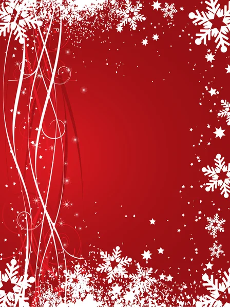 Zimní vánoční ozdoba — Stockový vektor