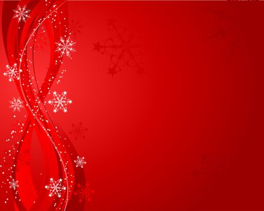 kış kar kırmızı arka plan