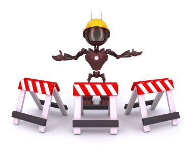 Android inşaat sahasında