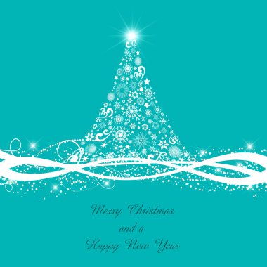 Dekoratif Noel ağacı arka plan