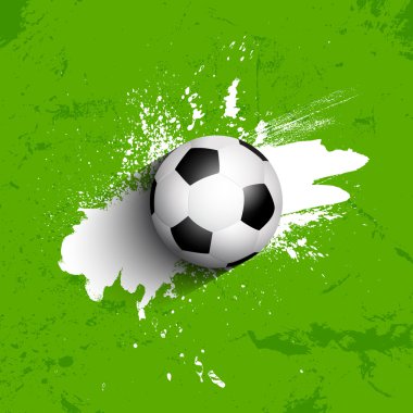 Grunge futbol ya da futbol topu arka plan