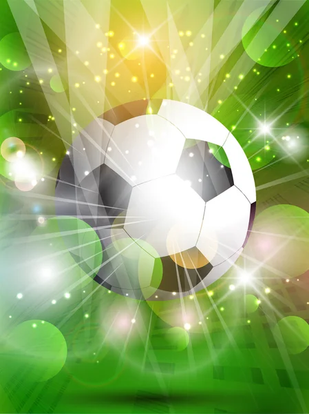抽象的なサッカーの背景 — ストックベクタ