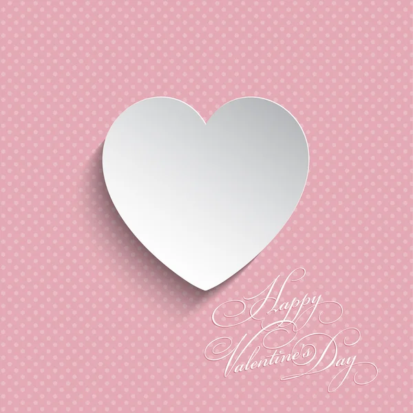 Pois Valentines fond de coeur — Image vectorielle