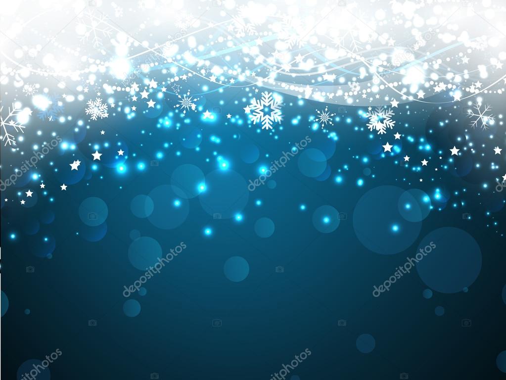 Christmas snowflakes background