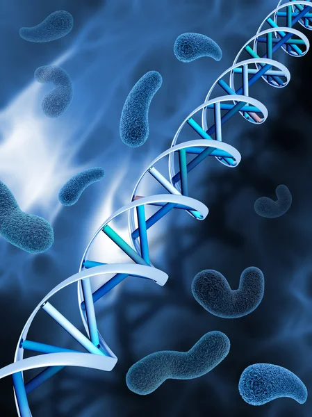 Sfondo del DNA — Foto Stock