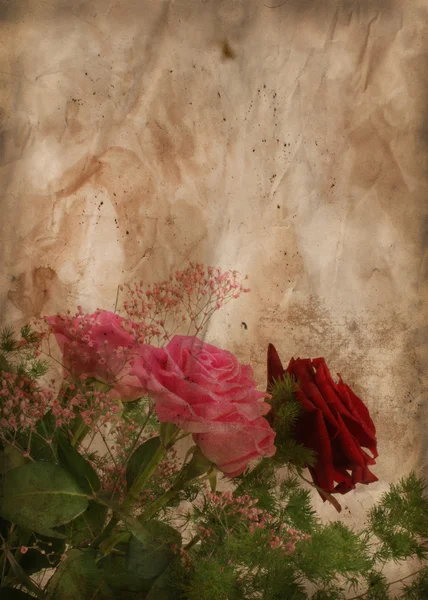 Floral grunge φόντο — Φωτογραφία Αρχείου