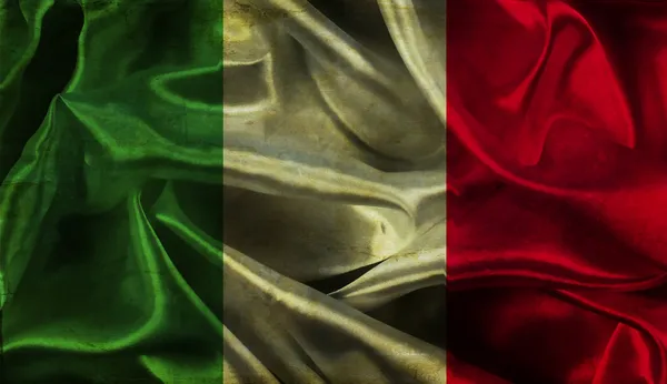 Grunge fondo de la bandera italiana — Foto de Stock