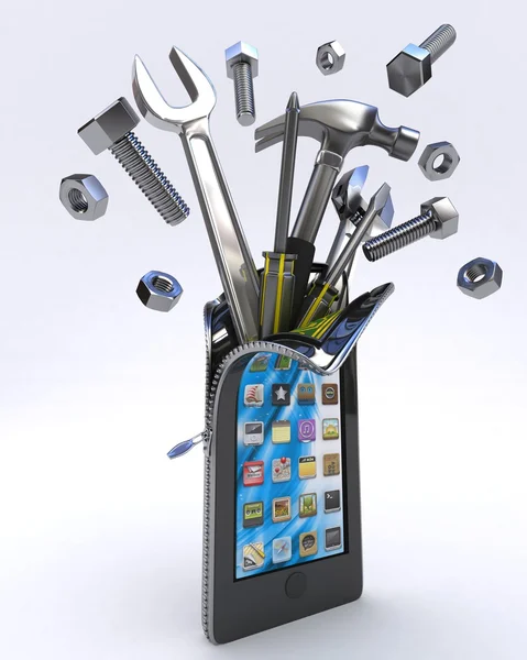 Herramientas móviles — Foto de Stock