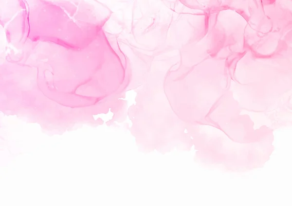 精致的粉红手绘水彩画底色 — 图库矢量图片