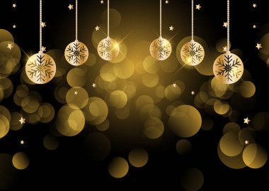 Asma süslemeli Noel arkaplanı 