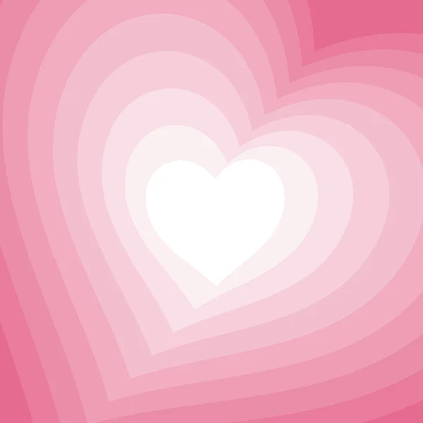 Fondo Del Día San Valentín Con Diseño Corazones Rosados — Vector de stock