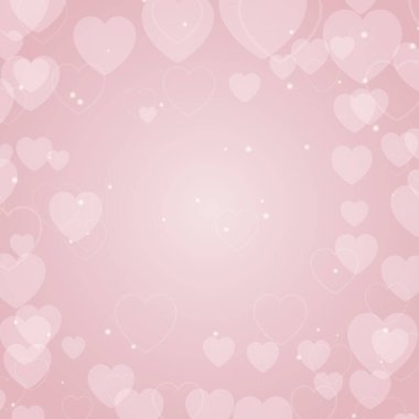 Pembe kalp tasarımlı sevgililer günü arkaplanı